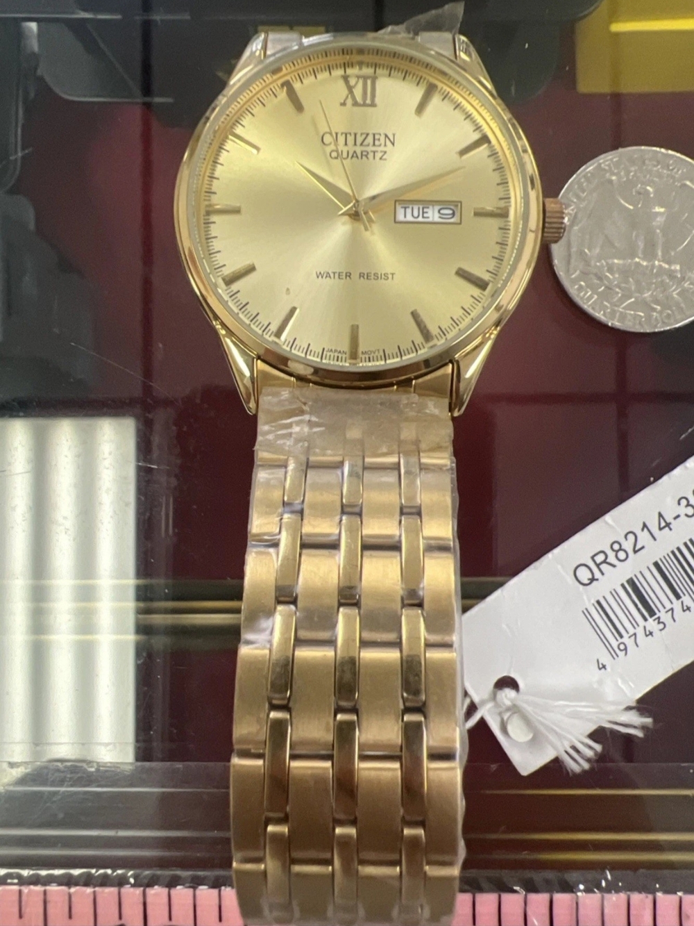 Citizen Gold Tone Men's Dress Watch with Day-Date